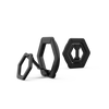 UAG Magnetic Phone Ring Stand for MagSafe Cases, 360° Rotating Kickstand & Finger Grip, Premium Metal Black