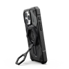 UAG Magnetic Phone Ring Stand for MagSafe Cases, 360° Rotating Kickstand & Finger Grip, Premium Metal Black