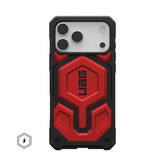 IPHONE 17 SERIES UAG IPHONE MONARCH PRO: MAGSAFE COMPATIBLE, RUGGED, SHOCKPROOF, PREMIUM PROTECTIVE COVER CRIMSON RED