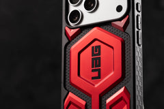 IPHONE 17 SERIES UAG IPHONE MONARCH PRO: MAGSAFE COMPATIBLE, RUGGED, SHOCKPROOF, PREMIUM PROTECTIVE COVER CRIMSON RED