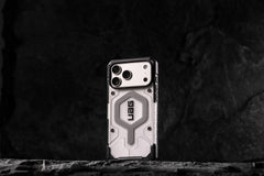 iPhone 17 Series Uag Magsafe pathfinder Armor Lightweight Slim Case For Iphone Military Drop Tested Transparent Gray