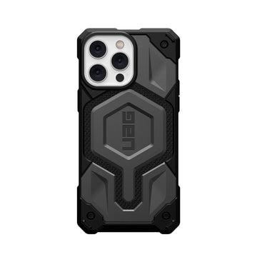 IPHONE 14 SERIES UAG IPHONE MONARCH PRO: MAGSAFE COMPATIBLE, RUGGED, SHOCKPROOF, PREMIUM PROTECTIVE COVER TITANIUM GREY