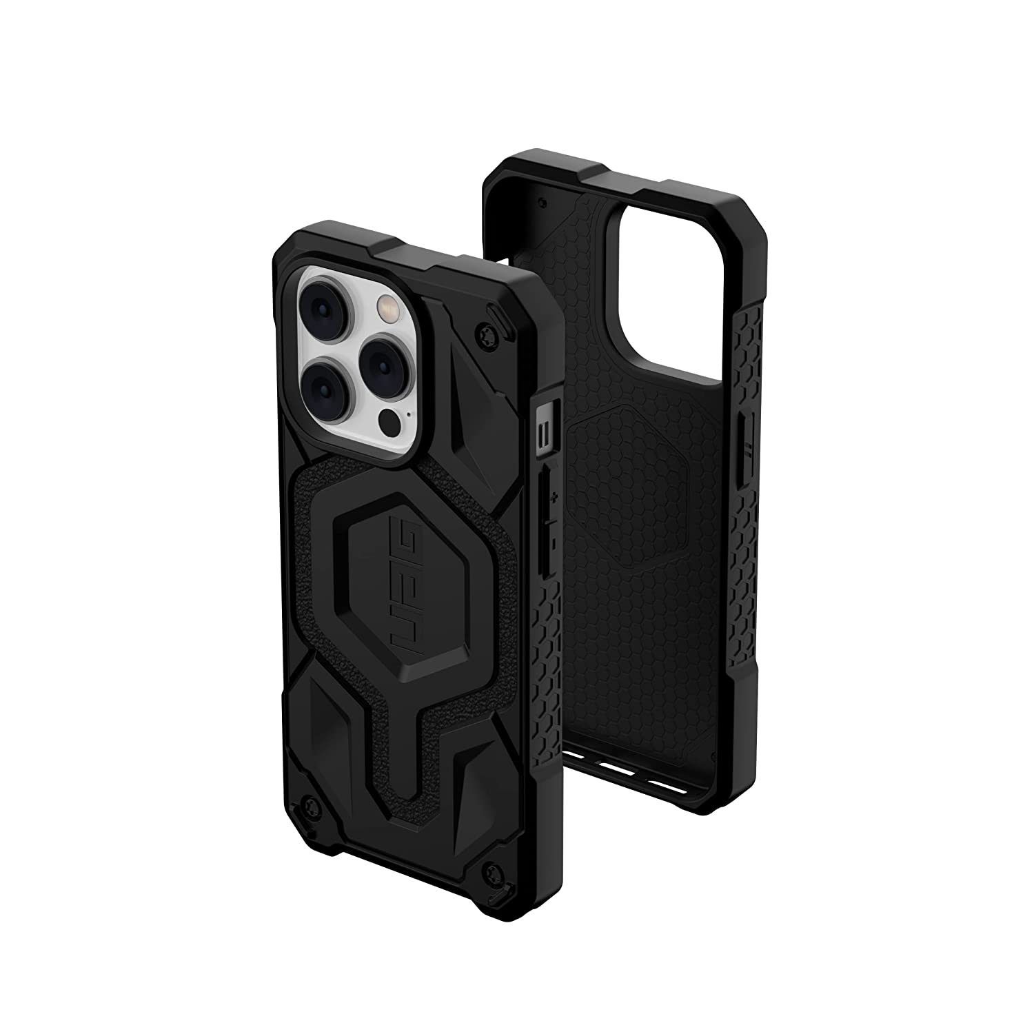 IPHONE 13 SERIES UAG IPHONE MONARCH PRO: MAGSAFE COMPATIBLE, RUGGED, SHOCKPROOF, PREMIUM PROTECTIVE COVER BLACK