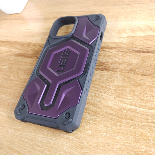 UAG IPHONE MONARCH PRO: MAGSAFE COMPATIBLE, RUGGED, SHOCKPROOF, PREMIUM PROTECTIVE COVER PURPLE