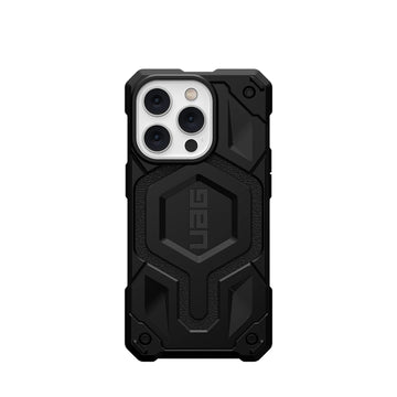 IPHONE 14 SERIES UAG IPHONE MONARCH PRO: MAGSAFE COMPATIBLE, RUGGED, SHOCKPROOF, PREMIUM PROTECTIVE COVER BLACK