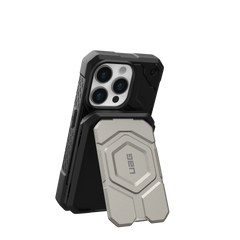UAG Magnetic Wallet with Stand – Rugged Armor Design | Card Holder | Kickstand Function | Secure MagSafe Compatibility Gey Titanium