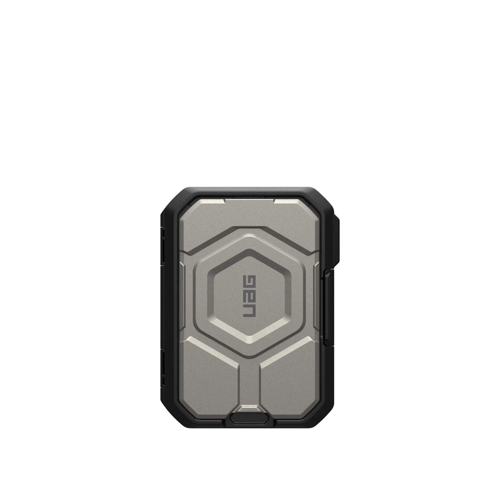 UAG Magnetic Wallet with Stand – Rugged Armor Design | Card Holder | Kickstand Function | Secure MagSafe Compatibility Gey Titanium