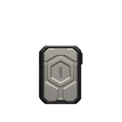 UAG Magnetic Wallet with Stand – Rugged Armor Design | Card Holder | Kickstand Function | Secure MagSafe Compatibility Gey Titanium