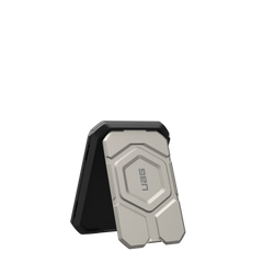 UAG Magnetic Wallet with Stand – Rugged Armor Design | Card Holder | Kickstand Function | Secure MagSafe Compatibility Gey Titanium
