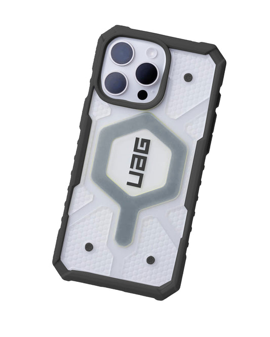 Uag Magsafe pathfinder Armor Lightweight Slim Case For Iphone Military Drop Tested  Transparent Gray