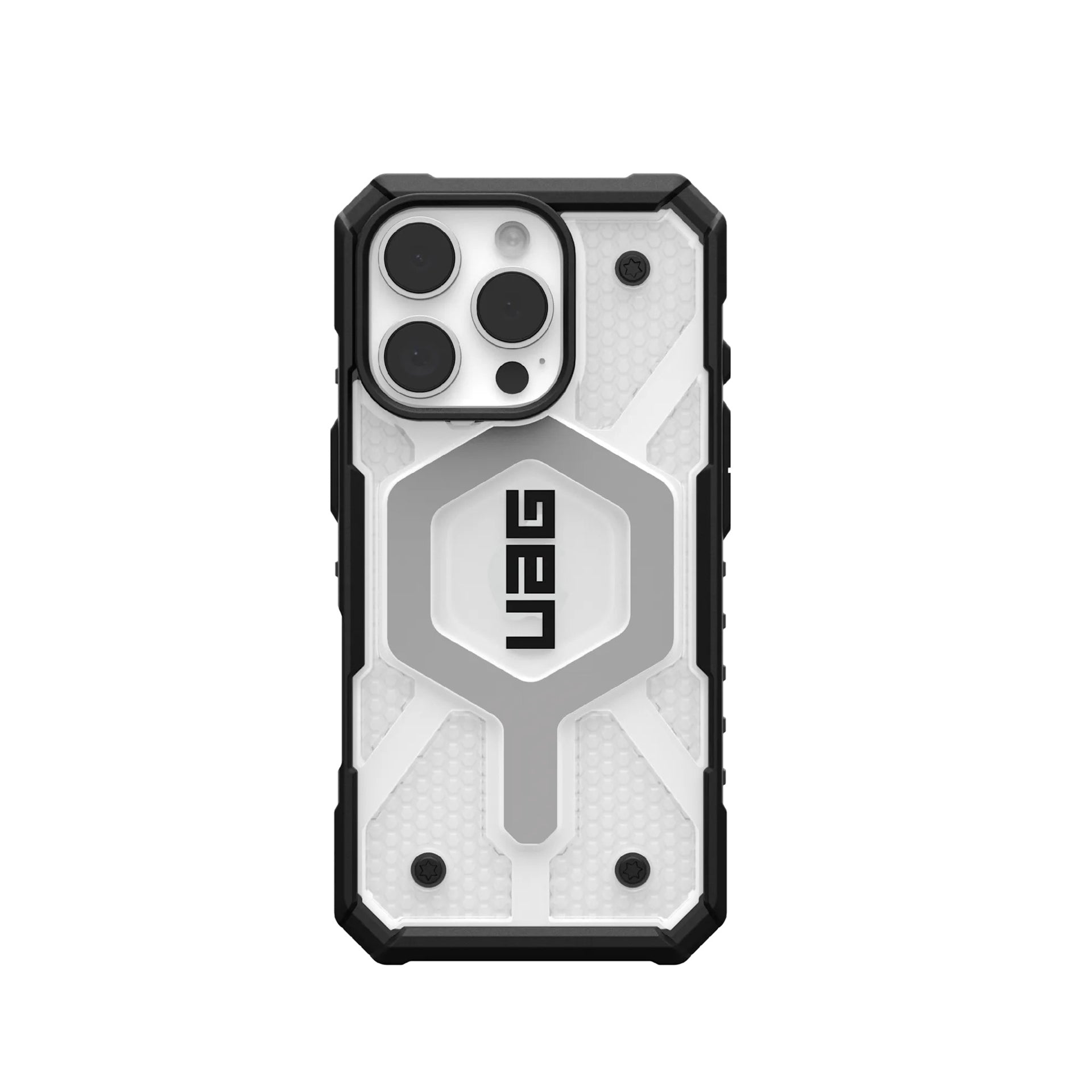 iPhone 17 Series Uag Magsafe pathfinder Armor Lightweight Slim Case For Iphone Military Drop Tested  Transparent Gray