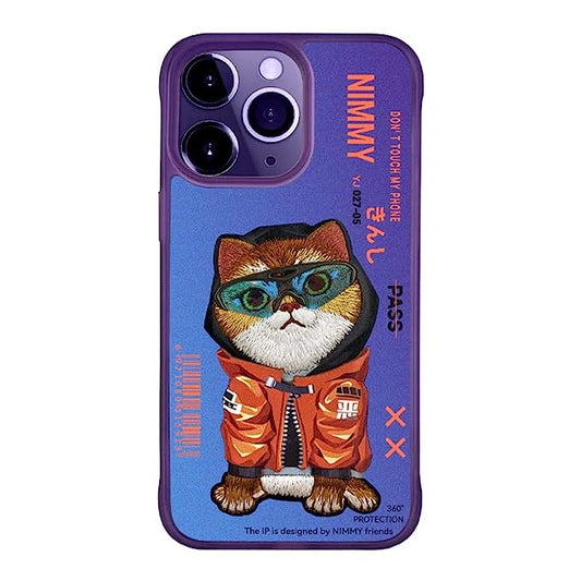 Nimmy Cat Case with Cool Gradient Change For iPhone