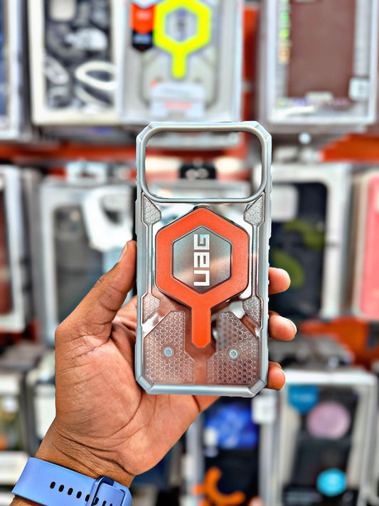 Uag Magsafe pathfinder Armor Lightweight Slim Case For Iphone Military Drop Tested  Transparent Orange