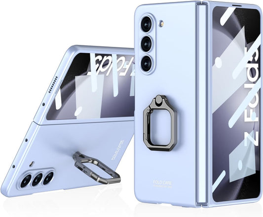 Case with Screen Protector, Built-in 360° Magnetic Kickstand Shockproof Cover Case for Samsung Galaxy Z Fold 5