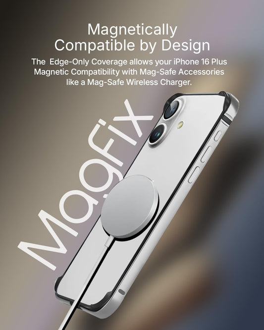 iPhone 17, 17 Pro & 17 Pro Max Frame Bumper Cover Inner Soft (No Back) | Anodized Aluminum Bumper | Edge Armor Protective Minimal Case Silver