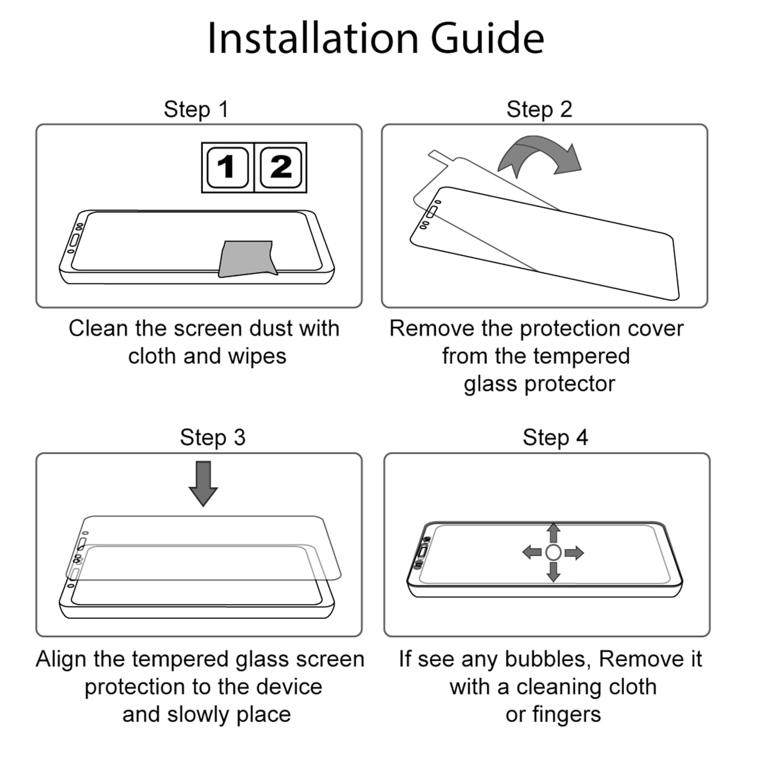 Tempered Glass for iPhone | Gtel ESD Plus Anti-Static Screen Protector | Pack of 2