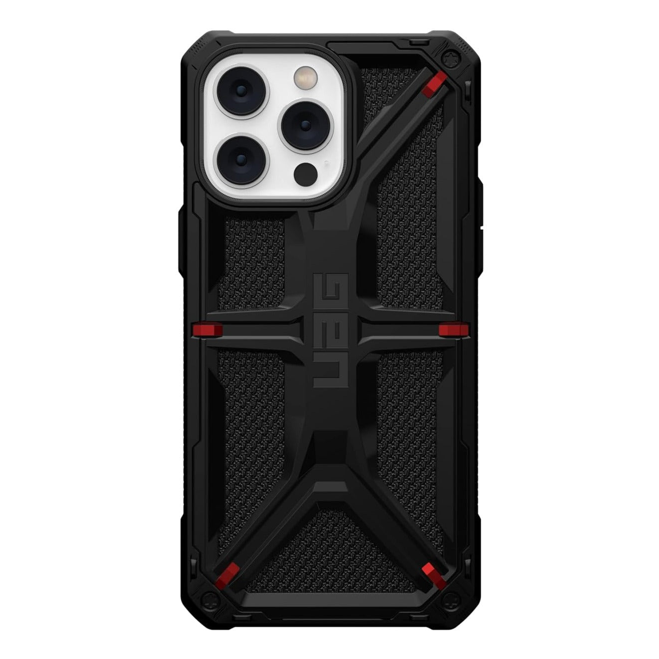 iPhone 15 Series Uag Monarch Armor Series Lightweight Slim Case Kevlar Series Black