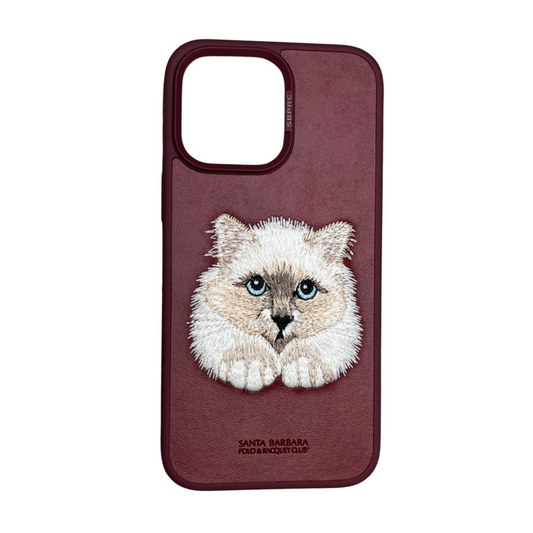 Santa Barbara Cat Face Premium Case For iPhone