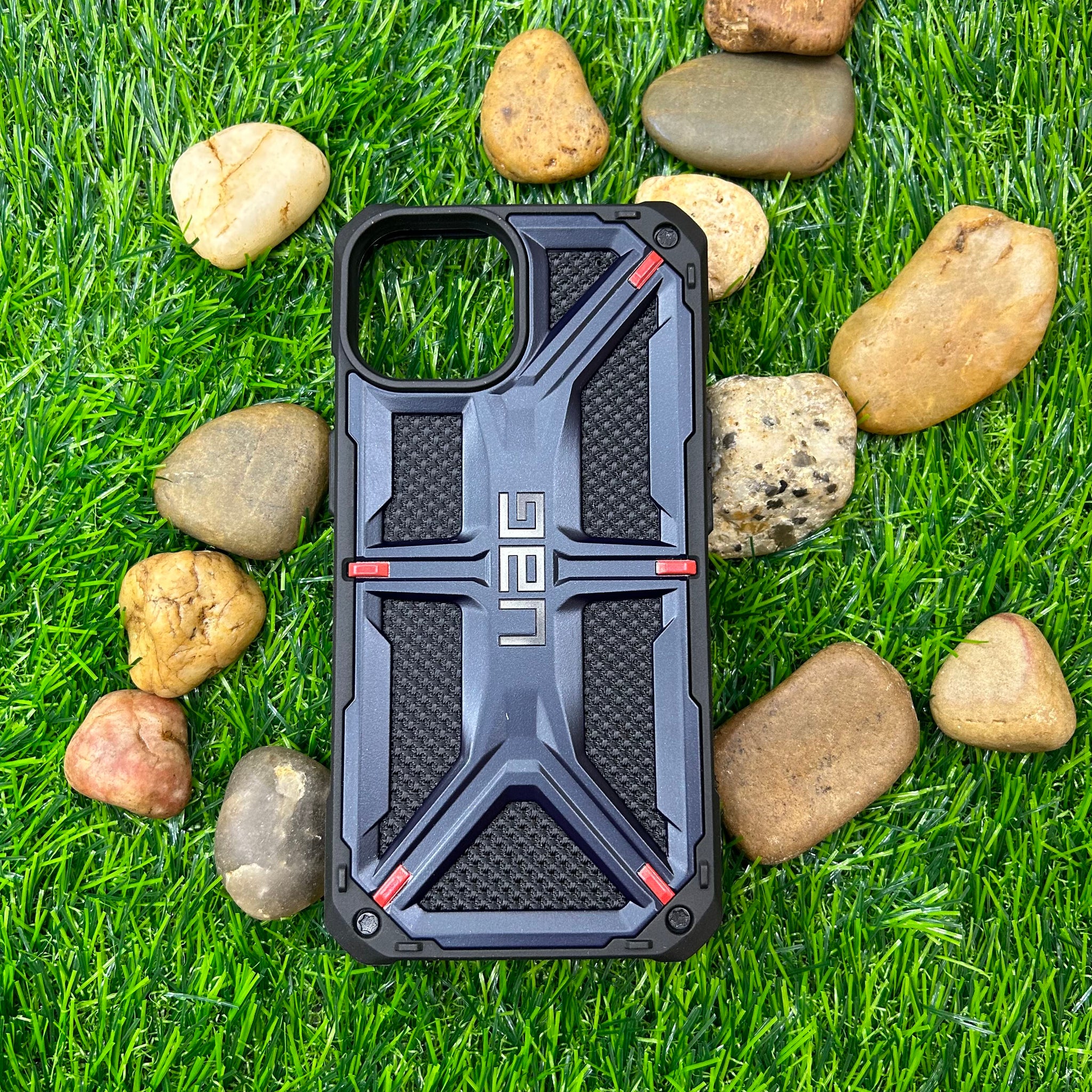 iPhone 14 Series Uag Monarch Armor Series Lightweight Slim Case Kevlar Series Blue