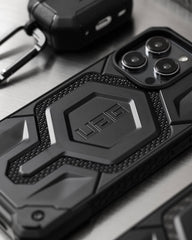 IPHONE 13 SERIES UAG IPHONE MONARCH PRO: MAGSAFE COMPATIBLE, RUGGED, SHOCKPROOF, PREMIUM PROTECTIVE COVER BLACK