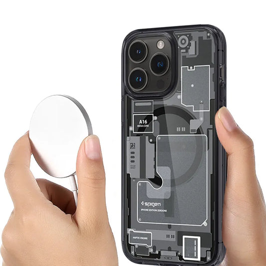 Spigen Premium Ultra Hybrid Zeroone Magnetic Case For iPhone - Black