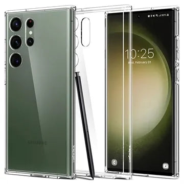 Spigen S23 Ultra / S24 Ultra Clear Case with Border