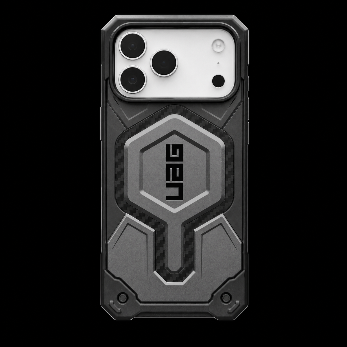 IPHONE 17 SERIES UAG IPHONE MONARCH PRO: MAGSAFE COMPATIBLE, RUGGED, SHOCKPROOF, PREMIUM PROTECTIVE COVER TITANIUM GREY