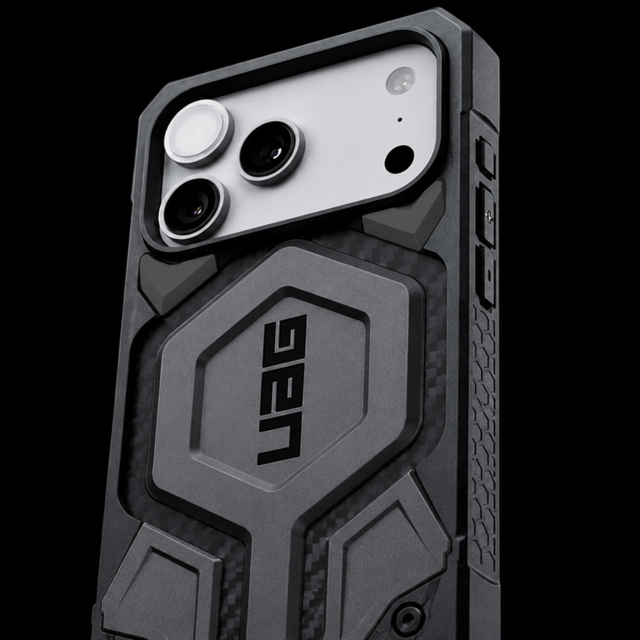IPHONE 17 SERIES UAG IPHONE MONARCH PRO: MAGSAFE COMPATIBLE, RUGGED, SHOCKPROOF, PREMIUM PROTECTIVE COVER TITANIUM GREY
