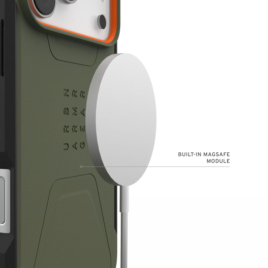 iPhone 17 Series Uag Exclusive Civilian Case  Olive/Orange