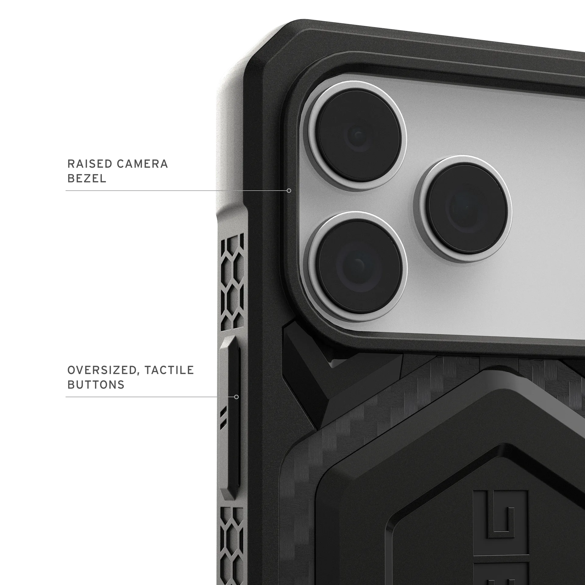 IPHONE 17 SERIES UAG IPHONE MONARCH PRO: MAGSAFE COMPATIBLE, RUGGED, SHOCKPROOF, PREMIUM PROTECTIVE COVER BLACK