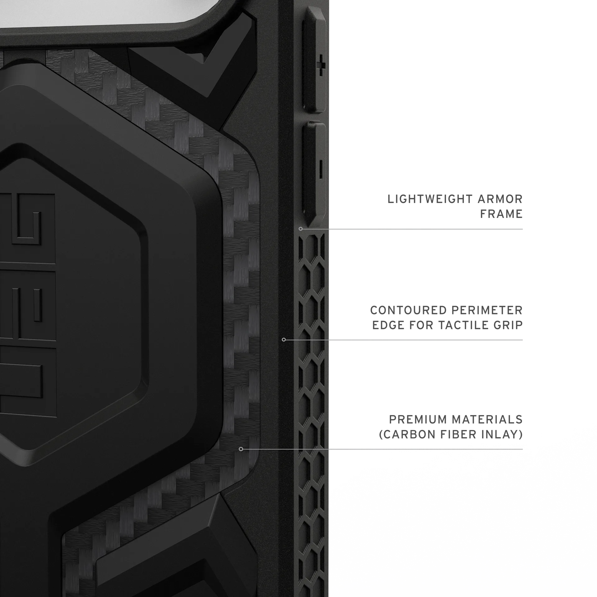 IPHONE 17 SERIES UAG IPHONE MONARCH PRO: MAGSAFE COMPATIBLE, RUGGED, SHOCKPROOF, PREMIUM PROTECTIVE COVER BLACK