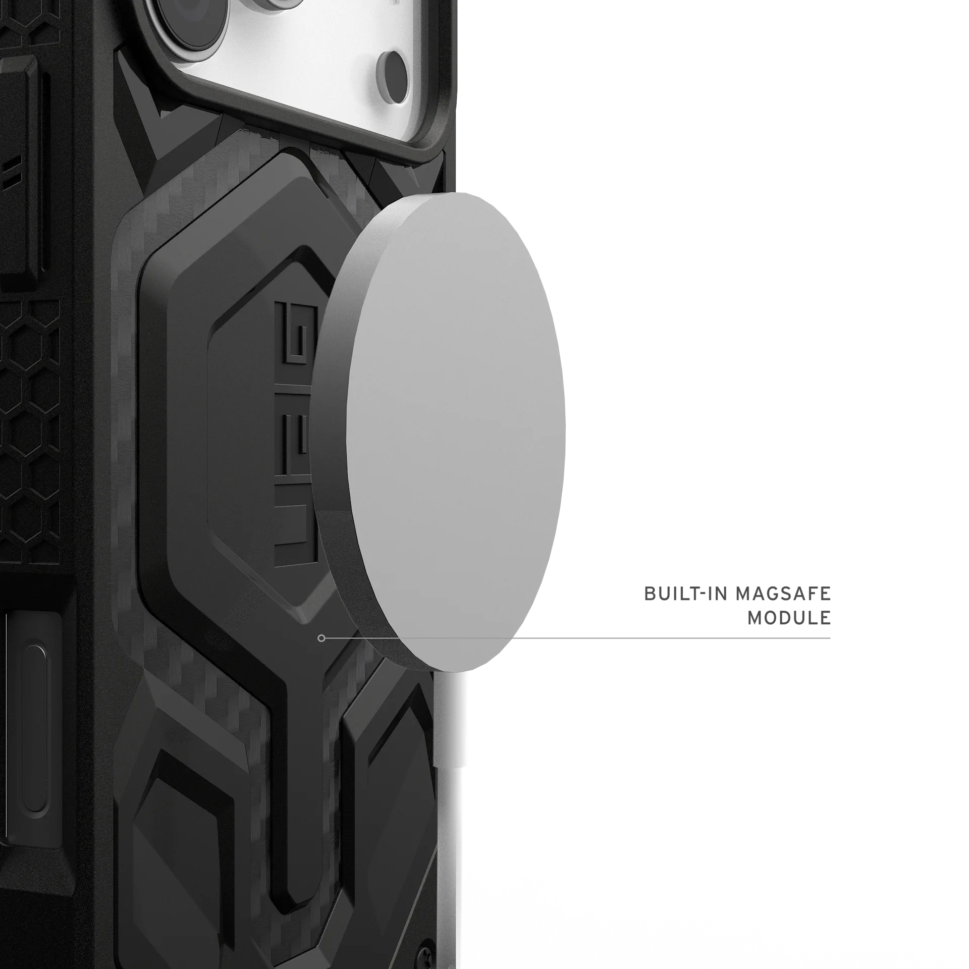 IPHONE 17 SERIES UAG IPHONE MONARCH PRO: MAGSAFE COMPATIBLE, RUGGED, SHOCKPROOF, PREMIUM PROTECTIVE COVER BLACK