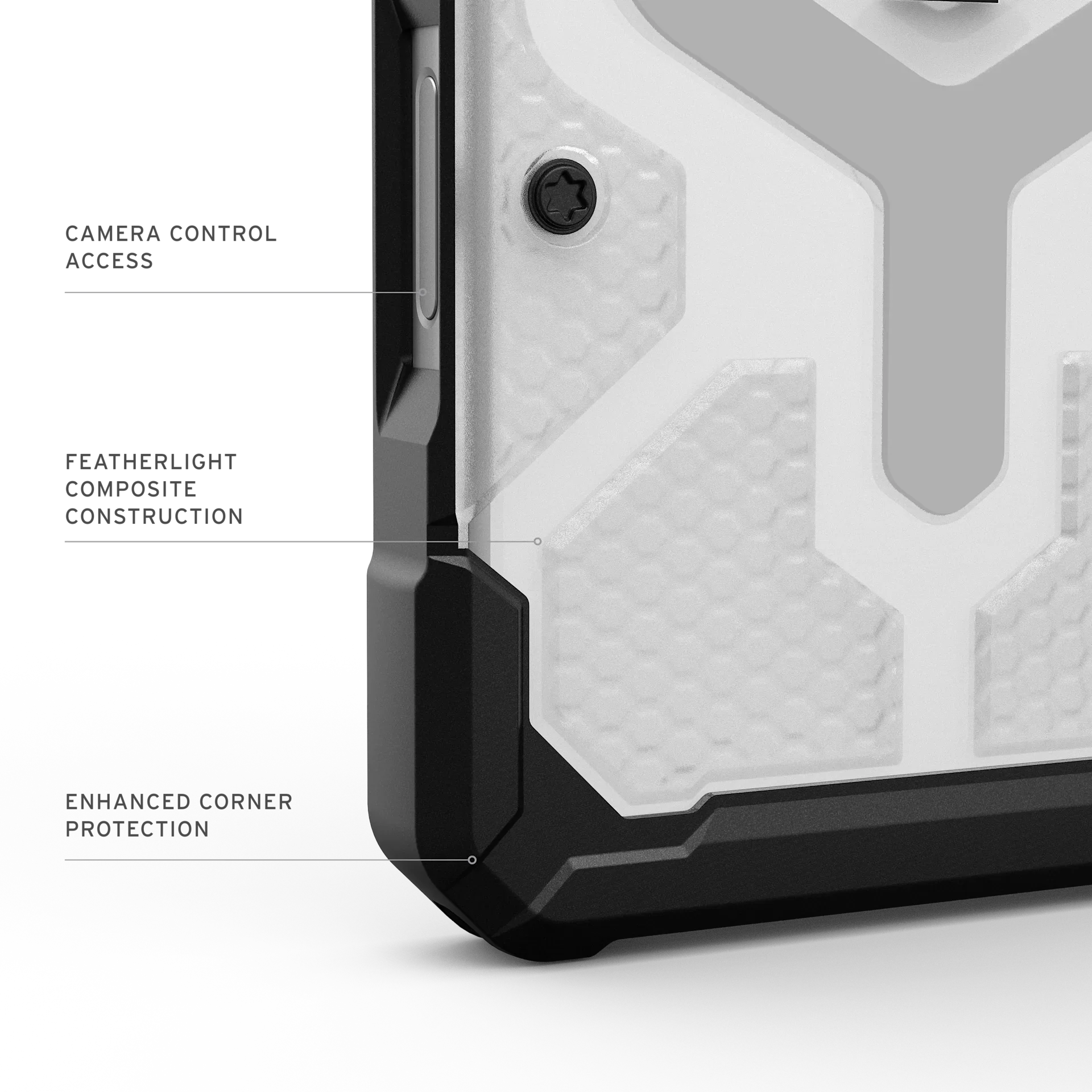 iPhone 17 Series Uag Magsafe pathfinder Armor Lightweight Slim Case For Iphone Military Drop Tested  Transparent Gray