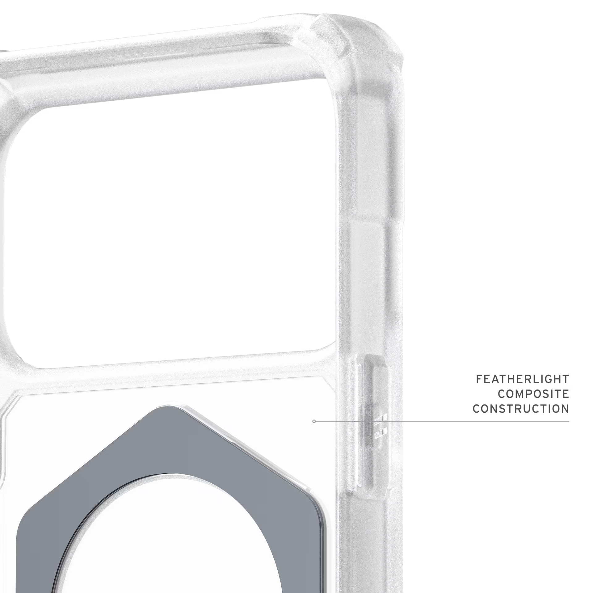 iPhone 17 Series Uag Plasma XTE Stand MagSafe ,Rugged Protective Case Clear/Titanium