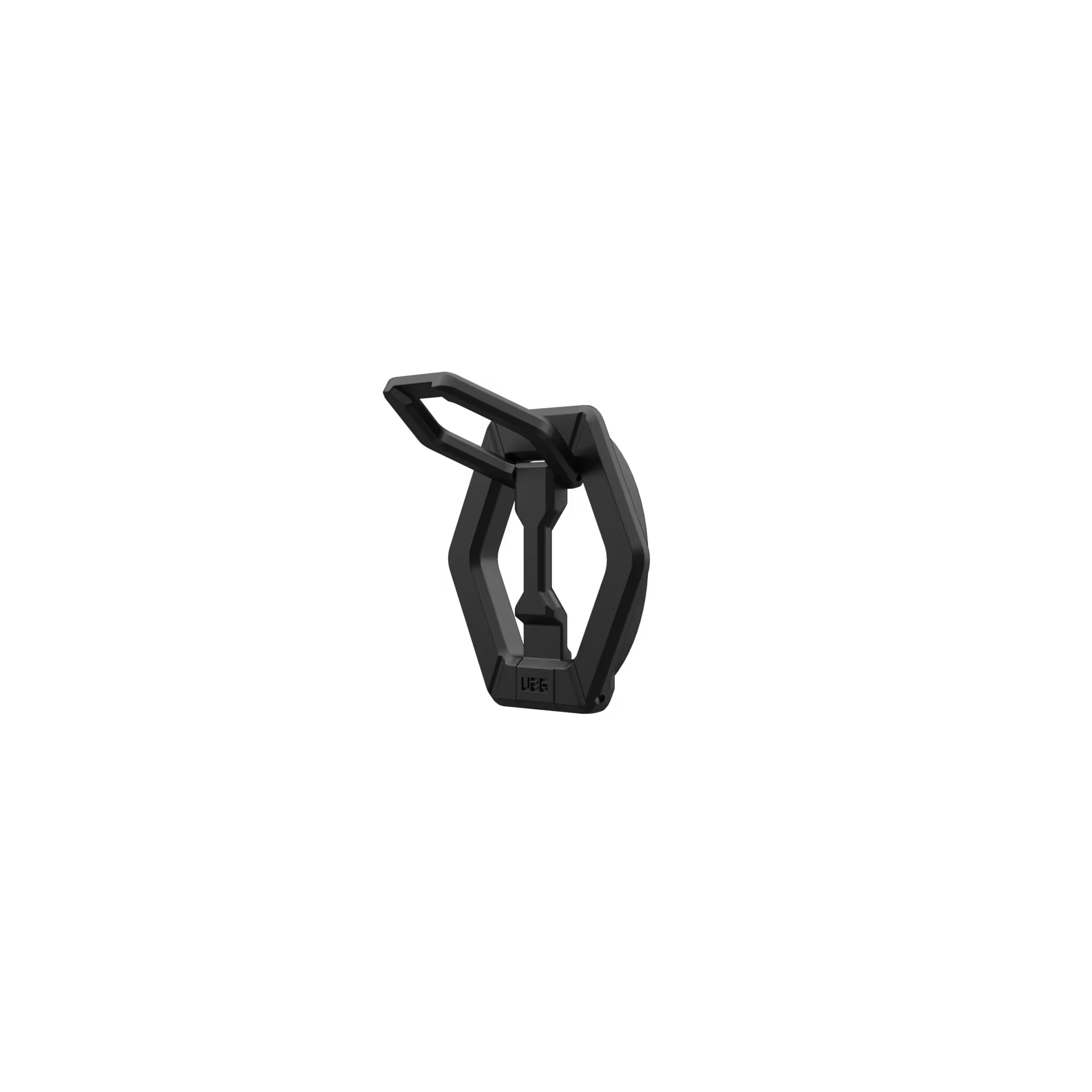 UAG Magnetic Phone Ring Stand for MagSafe Cases, 360° Rotating Kickstand & Finger Grip, Premium Metal Black