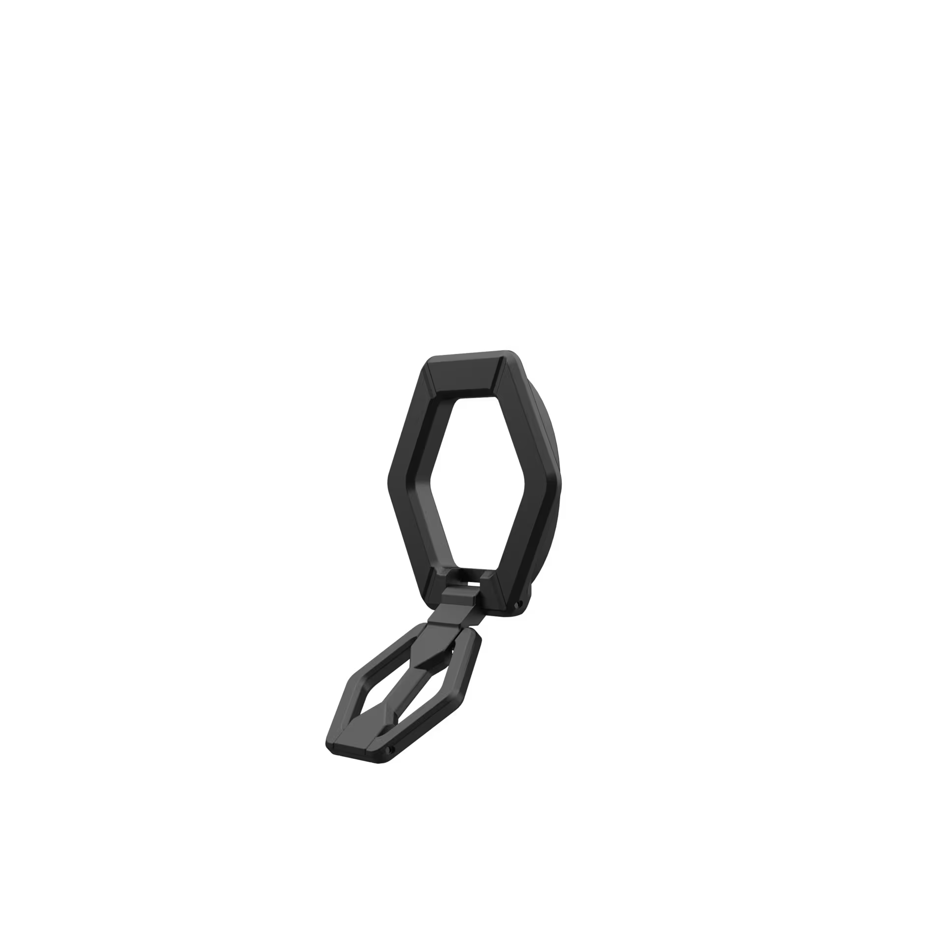 UAG Magnetic Phone Ring Stand for MagSafe Cases, 360° Rotating Kickstand & Finger Grip, Premium Metal Black