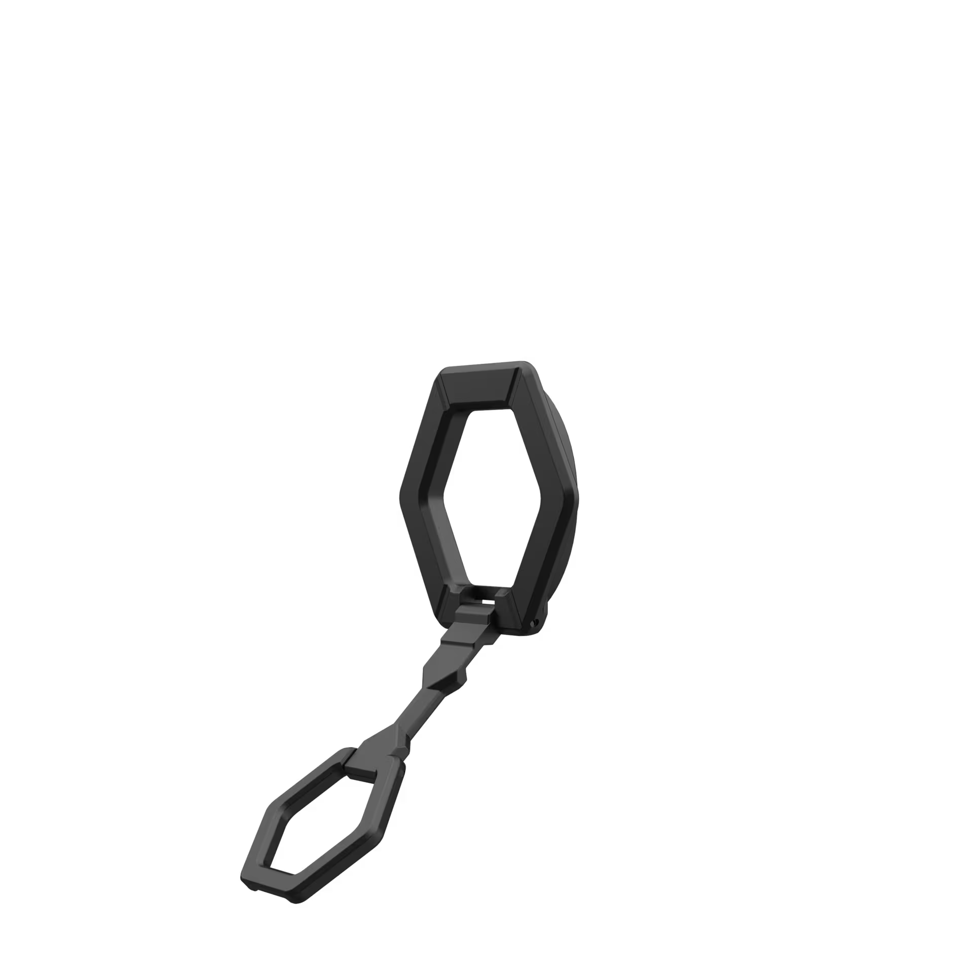 UAG Magnetic Phone Ring Stand for MagSafe Cases, 360° Rotating Kickstand & Finger Grip, Premium Metal Black
