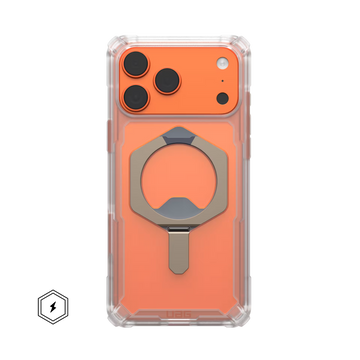 iPhone 17 Series Uag Plasma XTE Stand MagSafe ,Rugged Protective Case Clear/Titanium