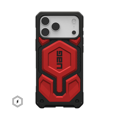 IPHONE 17 SERIES UAG IPHONE MONARCH PRO: MAGSAFE COMPATIBLE, RUGGED, SHOCKPROOF, PREMIUM PROTECTIVE COVER CRIMSON RED