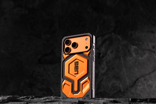 IPHONE 17 SERIES UAG IPHONE EXCLUSIVE MONARCH PRO: MAGSAFE COMPATIBLE, RUGGED, SHOCKPROOF, PREMIUM PROTECTIVE COVER ORANGE