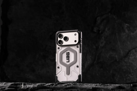 iPhone 17 Series Uag Magsafe pathfinder Armor Lightweight Slim Case For Iphone Military Drop Tested  Transparent Gray