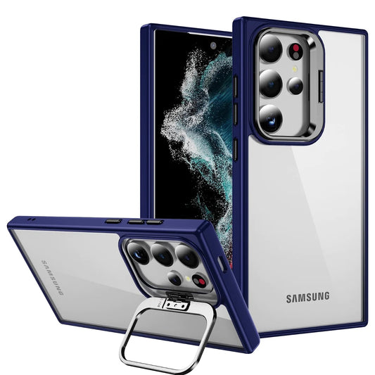 Samsung S24/S24 Ultra Camera Stand Case With Metal Key