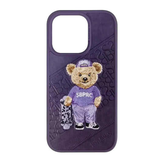 Santa Barbara Polo Bear Skate Premium Case For iPhone -Color Purple