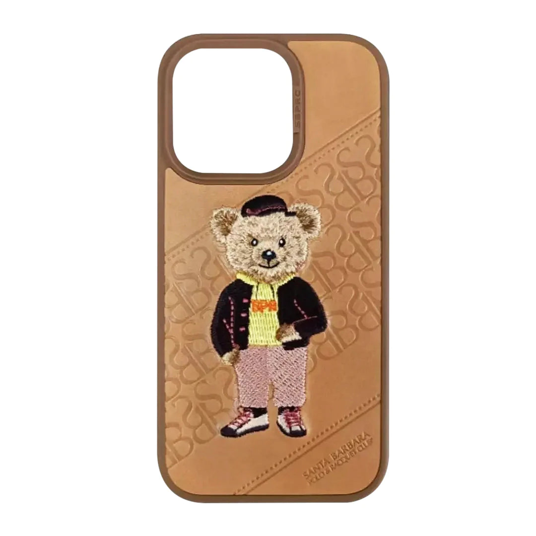 Santa Barbara Polo Bear Premium Case For iPhone -Color Brown