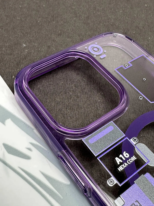 Spigen Premium Ultra Hybrid Zeroone Magnetic Case For iPhone - Purple Color