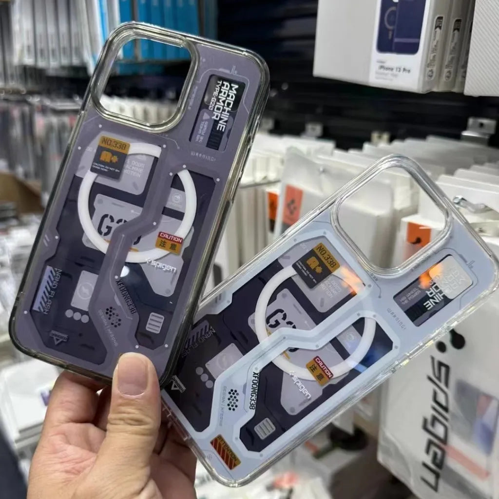 Spigen Ultra Hybrid G20 Machine Series MagSafe Case Case for iPhone and Samsung