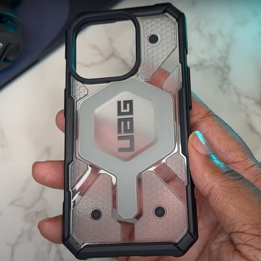 UAG Pathfinder Transparent Mag-Safe Compatible, Slim Fit Rugged Protective Case/Cover For iPhone 13/14/15 Series