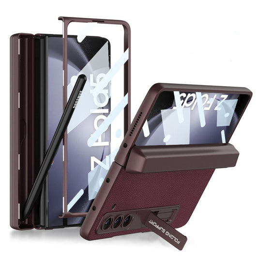 Magnetic PCC Case with Hinge Slot For Samsung Galaxy Z Fold 5